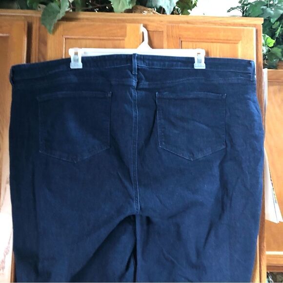 NYDJ Curves 360 Slim Straight Ankle Jeans Dark Denim Blue - 28 - Picture 8 of 14